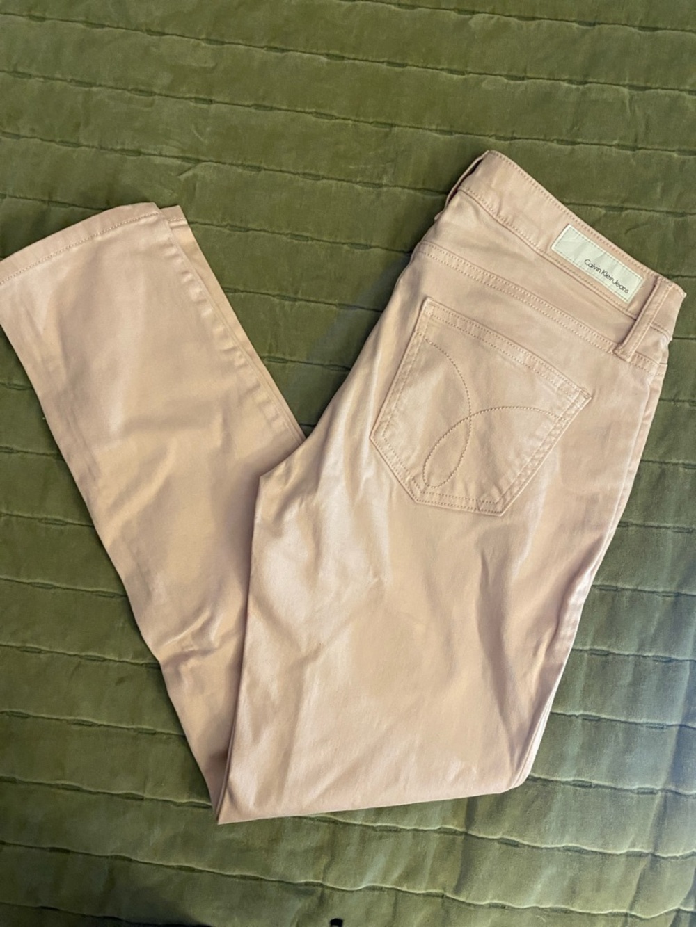 Calvin Klein Women's Blush Skinny Jeans
